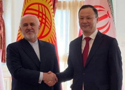 ظریف با وزیر خارجه قرقیزستان ملاقات کرد خبرنگاران
